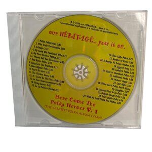 Here Come The Polka Heroes V.1 CD  The Greatest Polka Album Ever!